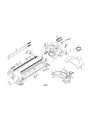 Walking belt/motor