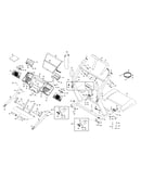 Console/handrails/motor hood