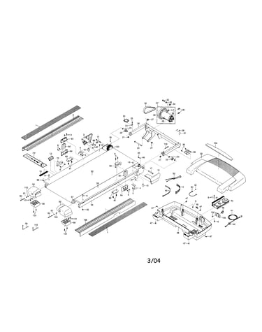 Walking belt/motor