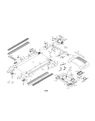 Walking belt/motor