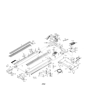 Walking belt/motor