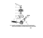 Ryobi AG451 wrench/wheel guard/grinding wheel diagram