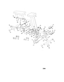 Seat/backrest/frame