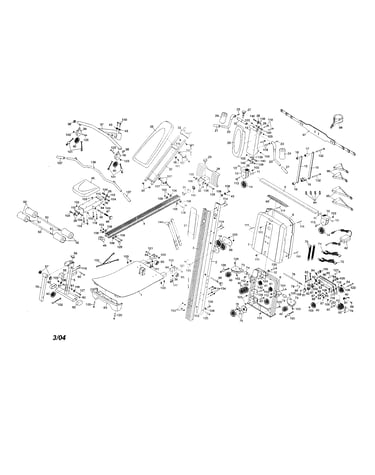 Backrest/frame/seat