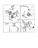 Fan housing/flywheel/starter handle