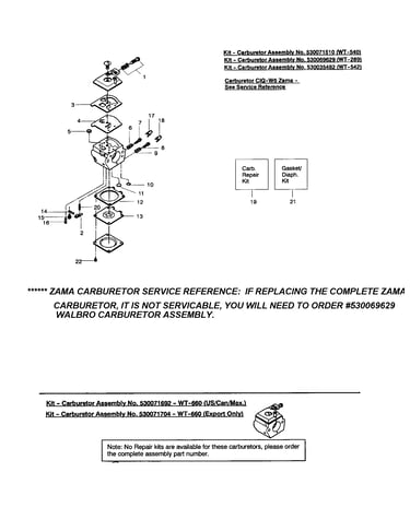 Carburetor's