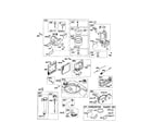 Briggs & Stratton 12F612-0115-E2 carburetor/fuel tank diagram