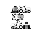 Yard King 50562X89 decal assembly diagram