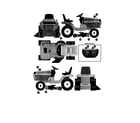 Yard King 50562X89 decal assembly ii diagram