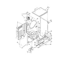 Kenmore 11088754792 dryer cabinet and motor diagram