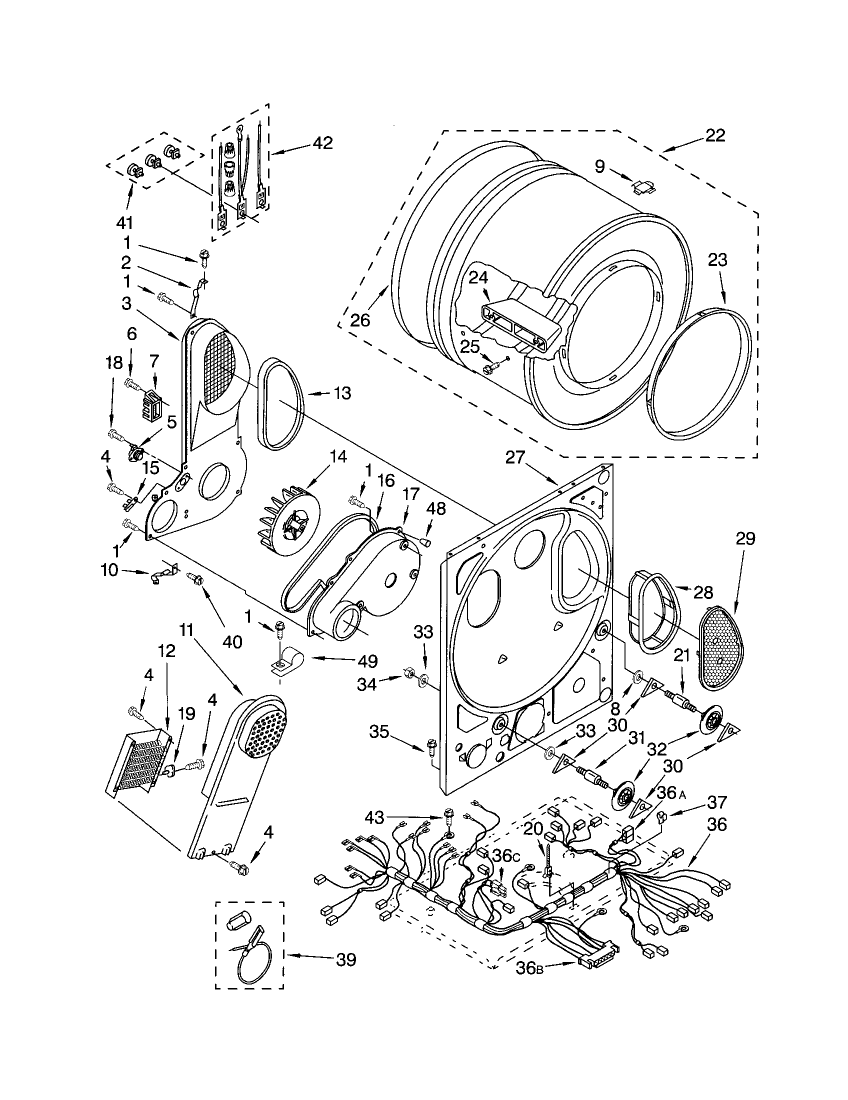 Dryer bulkhead