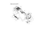 MTD 13AM660F062 hood/grille - series 663 and 673 diagram