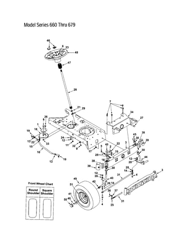Steering - series 660 thru 679