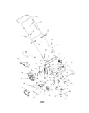 Engine/housing/handles/wheels