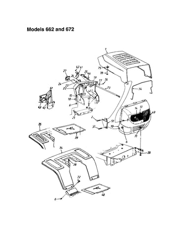 Hood - model 662 and 672