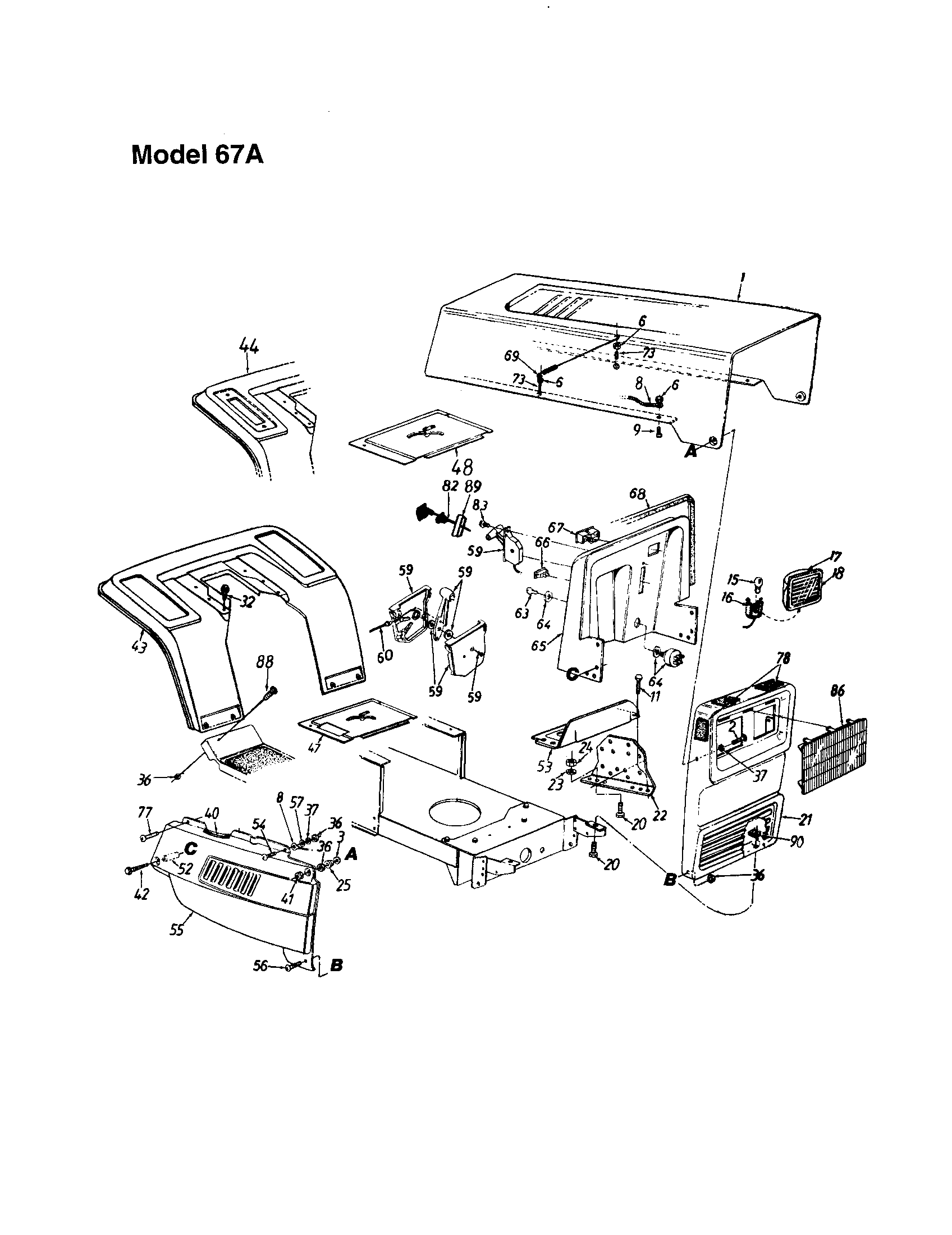 Hood - model 67a