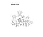 MTD 13BH670F062 seat and frame diagram