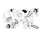 Craftsman 917378852 wheels/tires/bag diagram