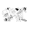Craftsman 917378852 wheels/tires/bag diagram