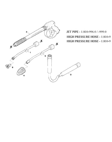 4.1 trigger gun / jet pipe / hose