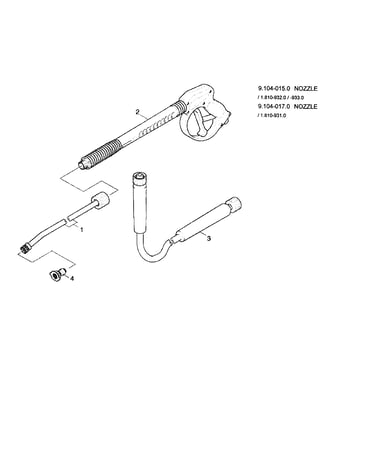 4.0 jet pipe/nozzle/hose