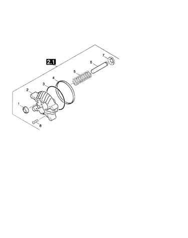2.3 piston/housing/gasket