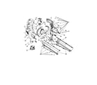 Bolens BL3100 engine/blower/vac tube diagram