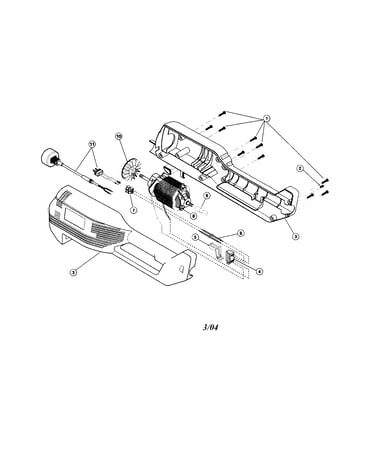 Motor housing/driver/motor