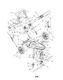 Handle/engine/wheels/base