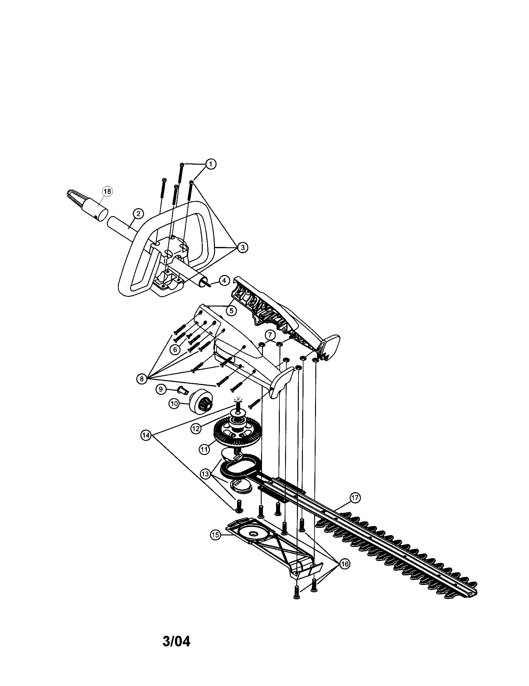 Hedger trimmer add-on