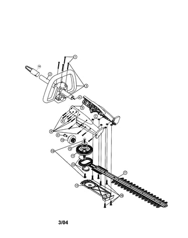 Hedger trimmer add-on