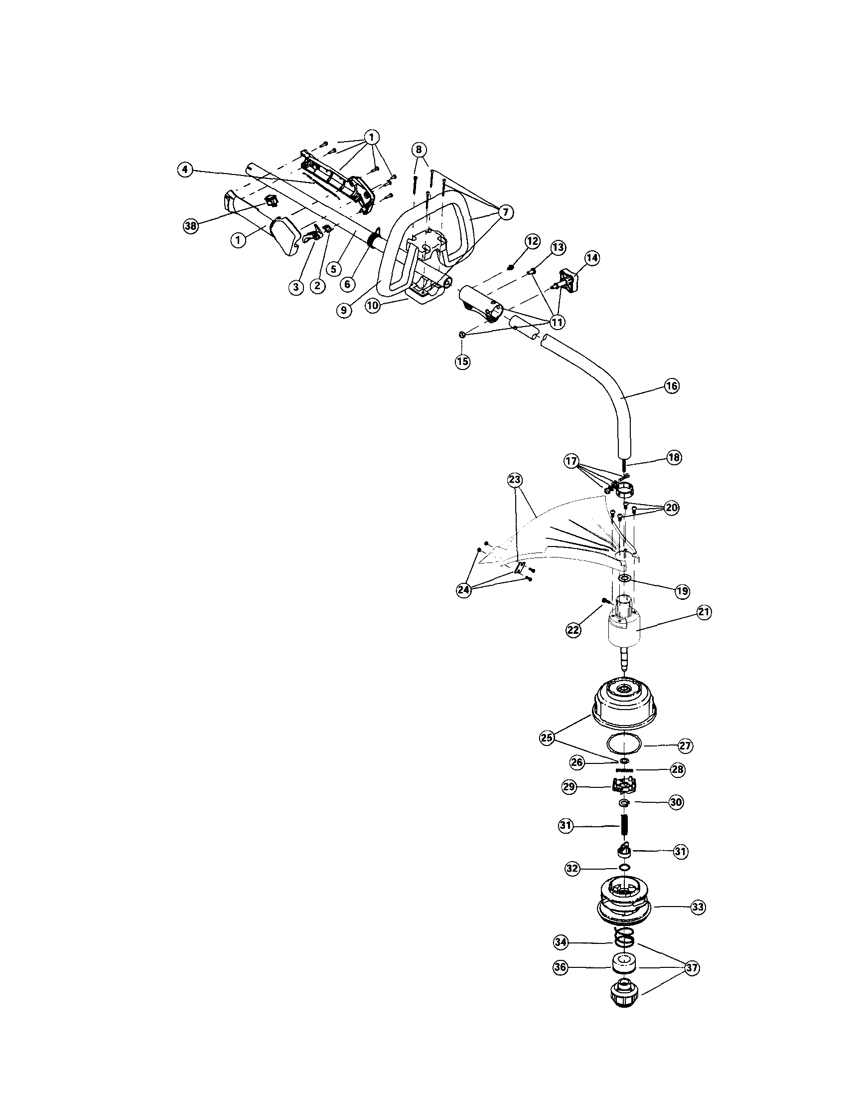 Boom and trimmer