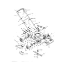 Bolens 12A-264L163 22" self-propelled mower diagram