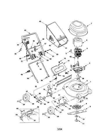 Rear bagger electric mower