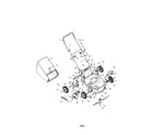 Bolens 11A-436T763 rear and side discharge mower diagram