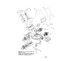 Bolens 446 21" rear-discharge mower diagram