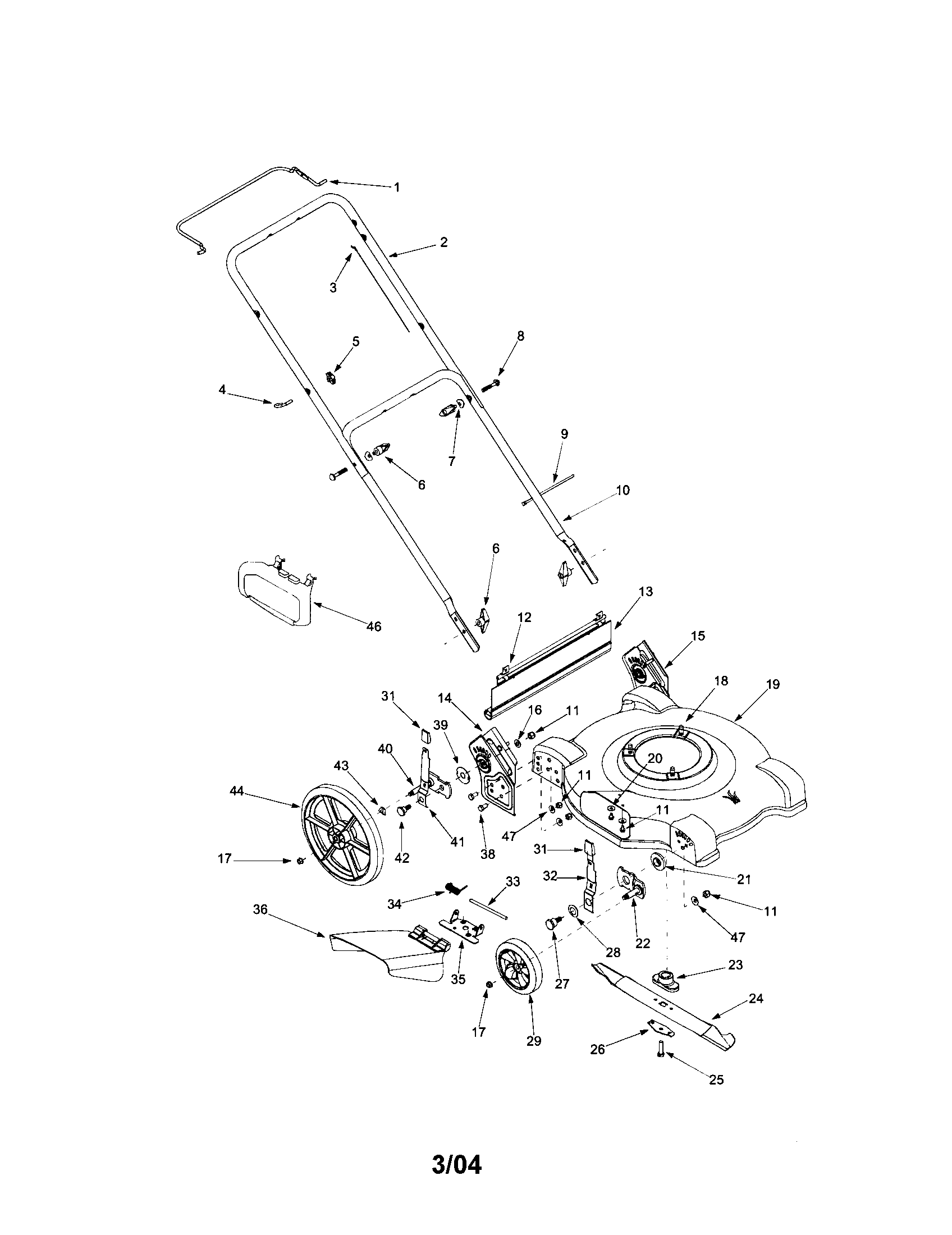 Rotary mower assembly