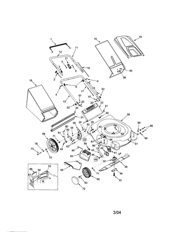 Rear and side discharge mower