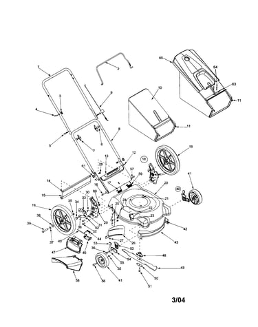 Rear and side discharge mower