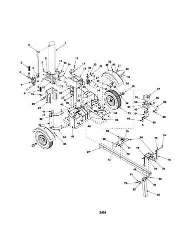 Log splitter