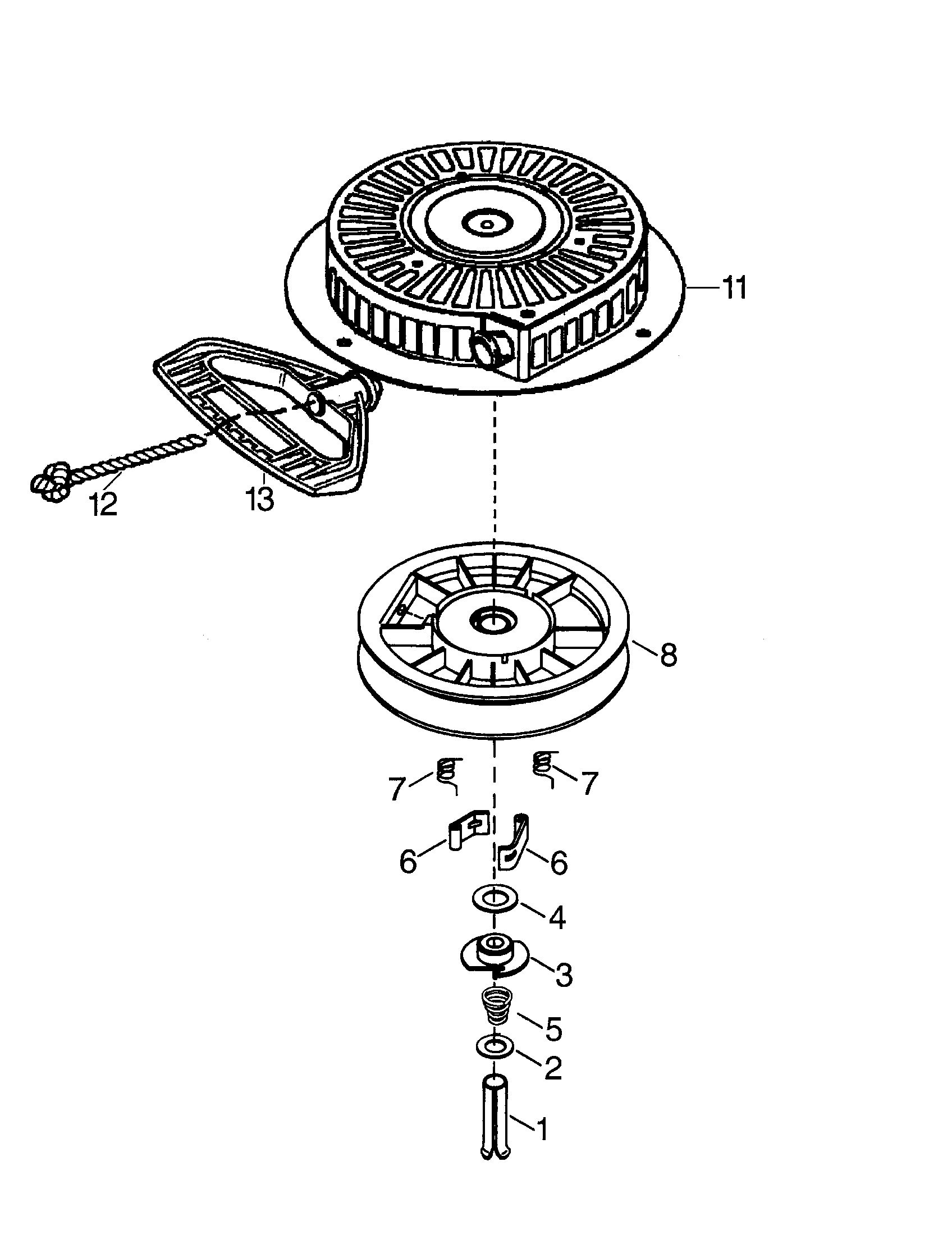 Recoil starter (optional)