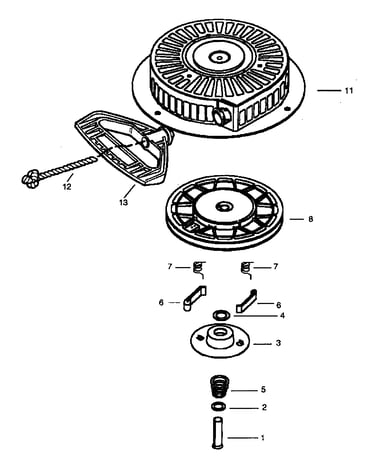 Recoil starter (optional)