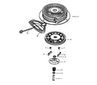 Tecumseh HMSK85-155908C recoil starter diagram