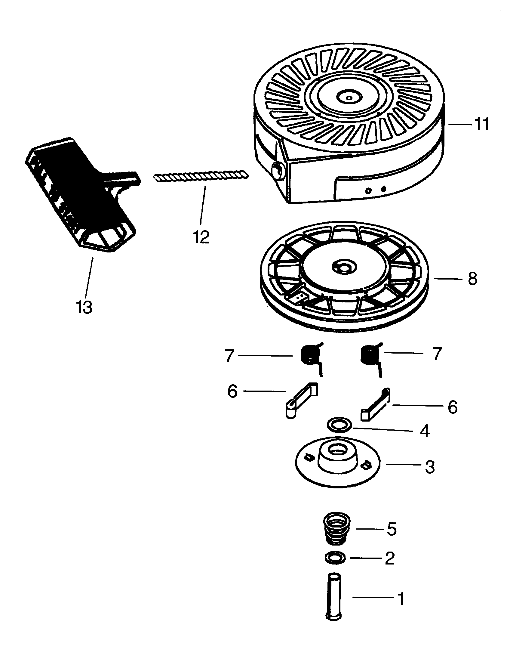 Recoil starter (optional)