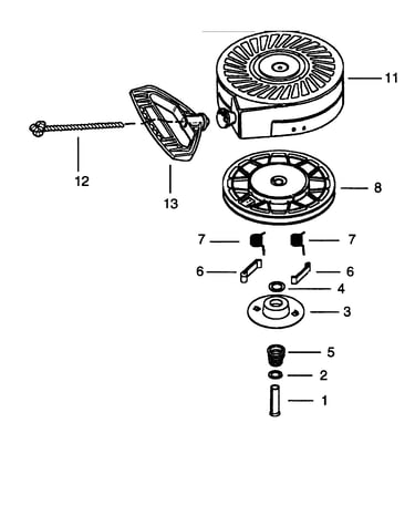 Recoil starter (optional)