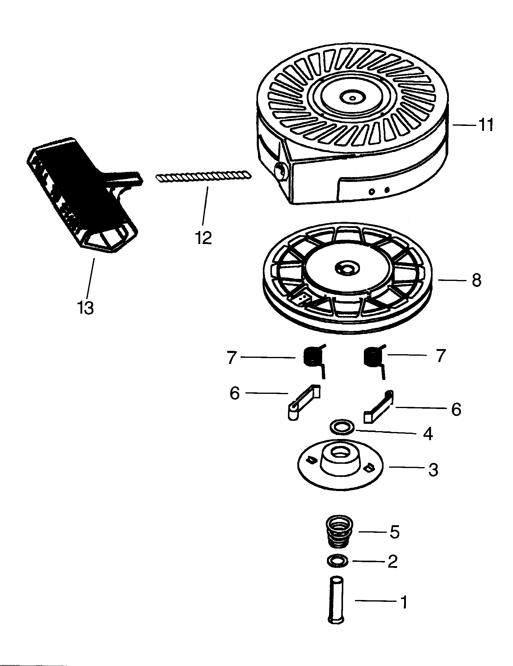 Recoil starter (optional)