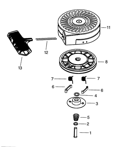 Recoil starter (optional)