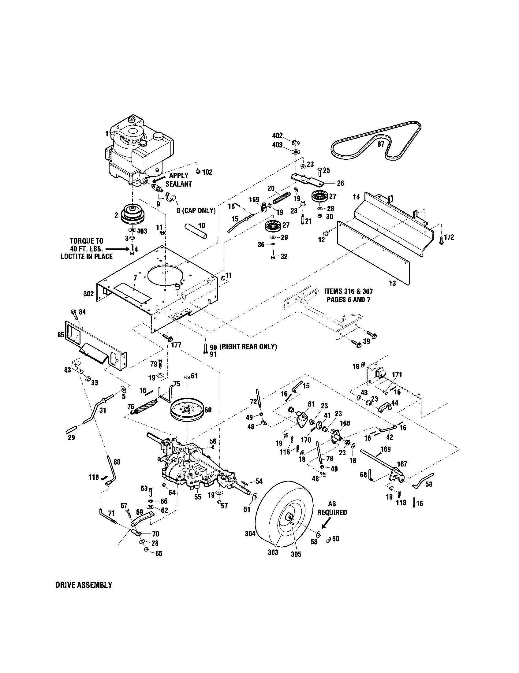 DRIVE ASSEMBLY