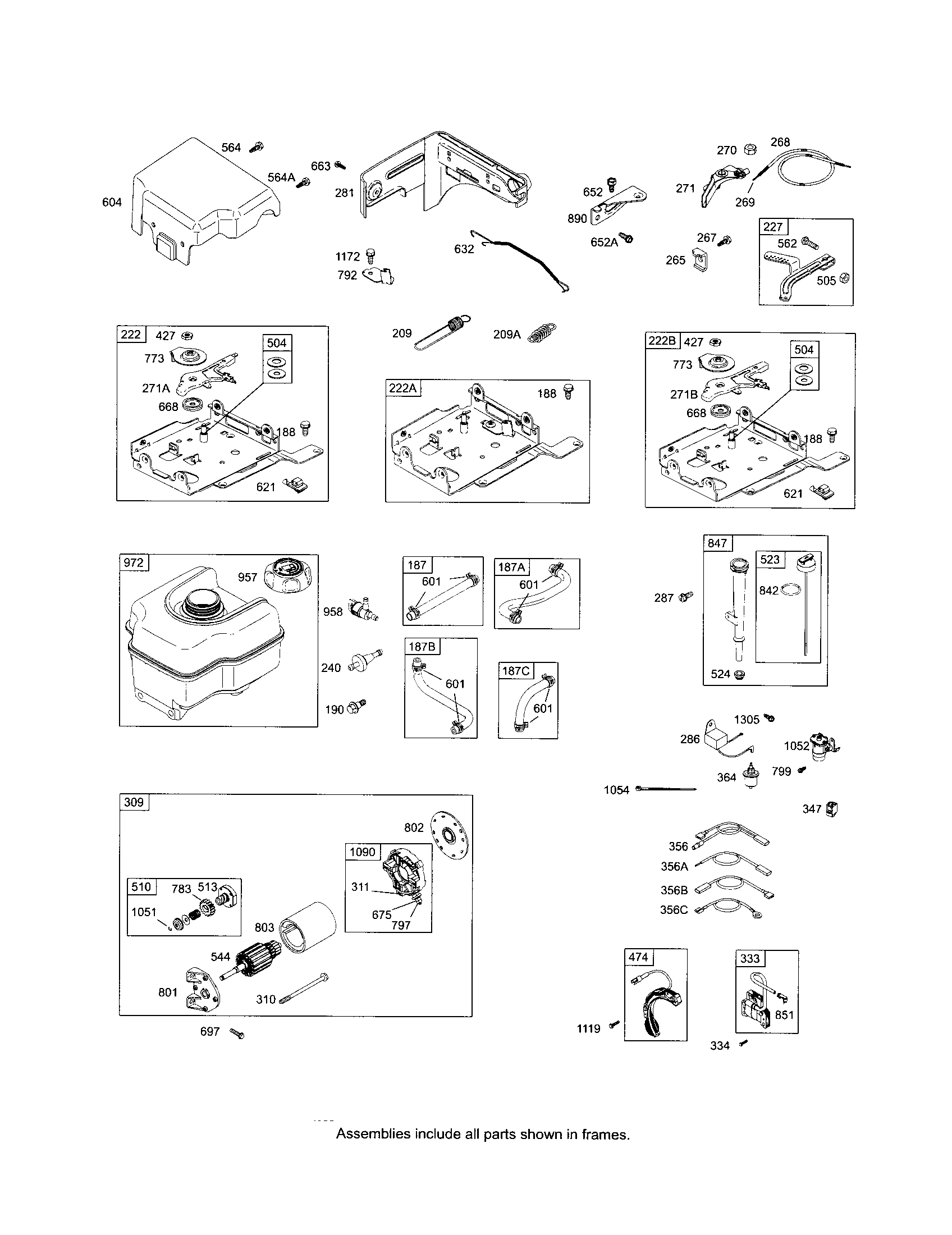 TANK/MOTOR-STARTER/BRACKET CONTROL