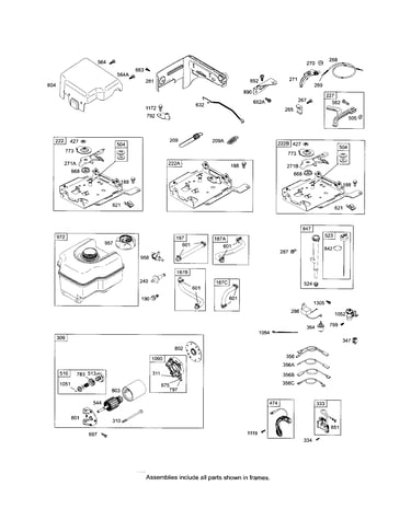 Tank/motor-starter/bracket control